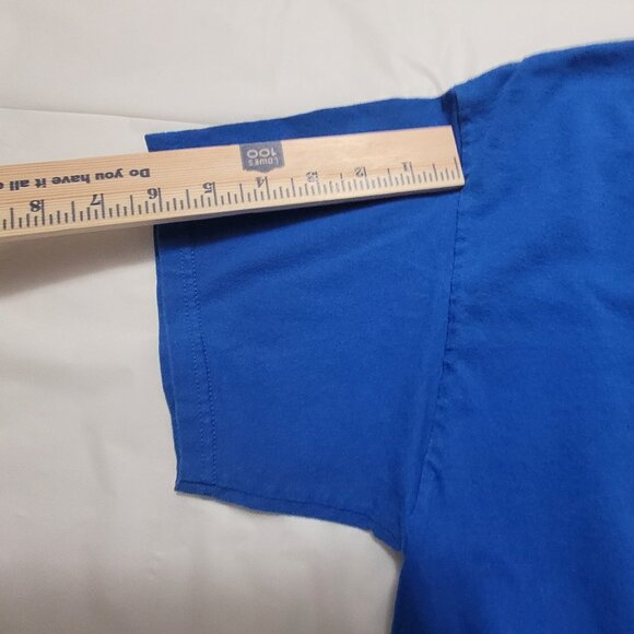 Royal Blue T-shirt Lake Waccamaw North Carolina Size Large Alligator - Picture 8 of 8